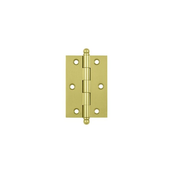 CH3020U3 Cabinet Hinges W/ Ball Tips Polished Brass, 10PK